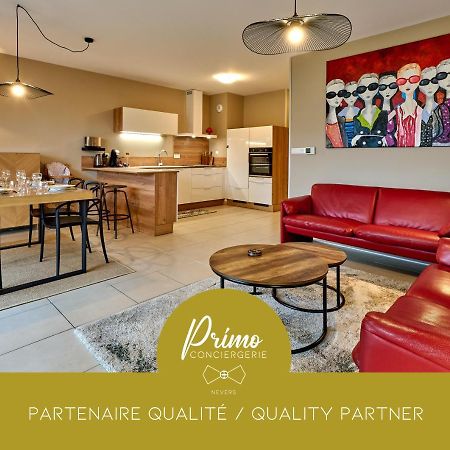Le Manou, Appartement Neuf Avec Terrasse, Parking Sous-Terrain & Ascenseur By Primo C0Nciergerie Nevers Eksteriør bilde